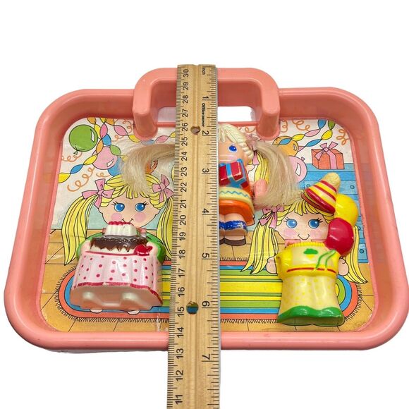 Dolly Pops Birthday Party Carry Scene Full Set Knickerbocker 1979 Minor Flaws - Picture 10 of 13